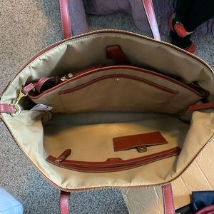 Red computer bag